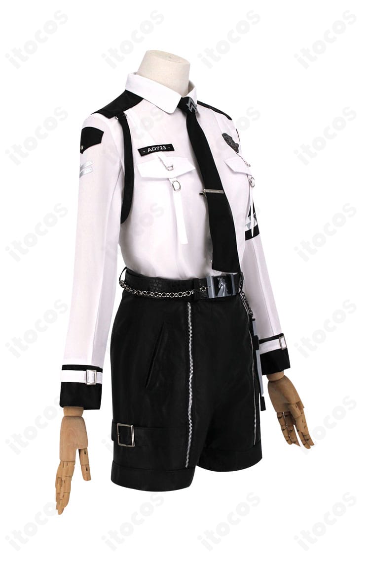 恋と深空 プレイヤー 特別任務 制服コスプレ右側面。バランスの取れたラインと丈感が分かる
