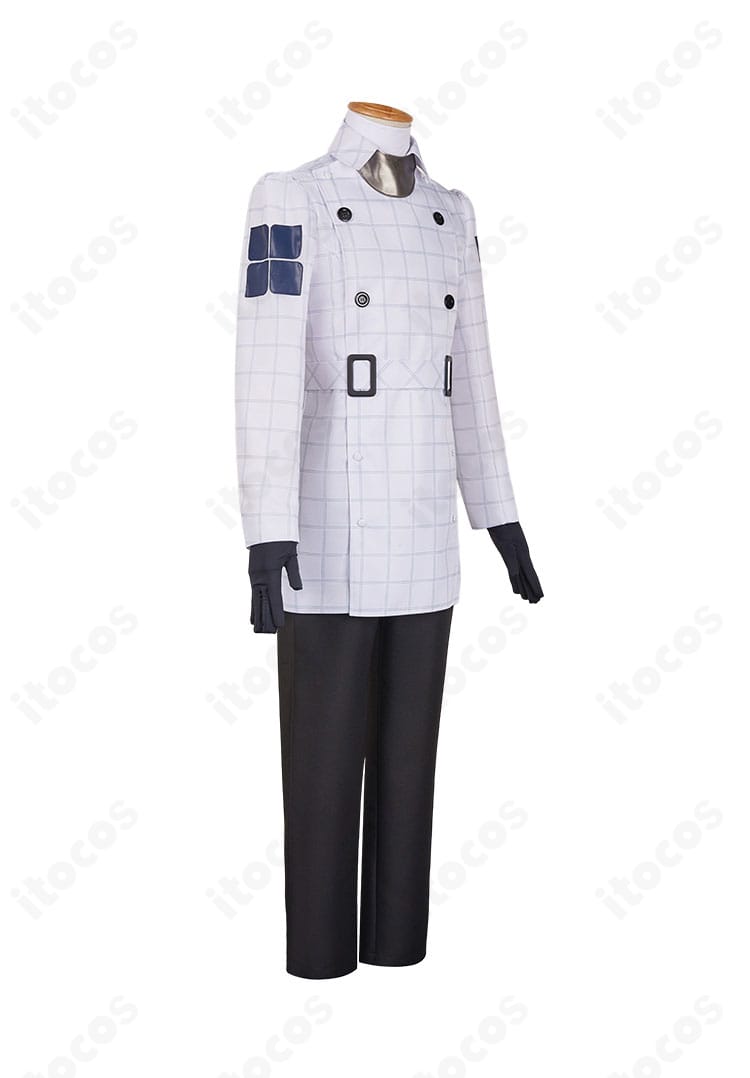 ストロール衣装の右側面。袖口の装飾やベルト位置、レッグカバーの見え方を確認できるアングル。