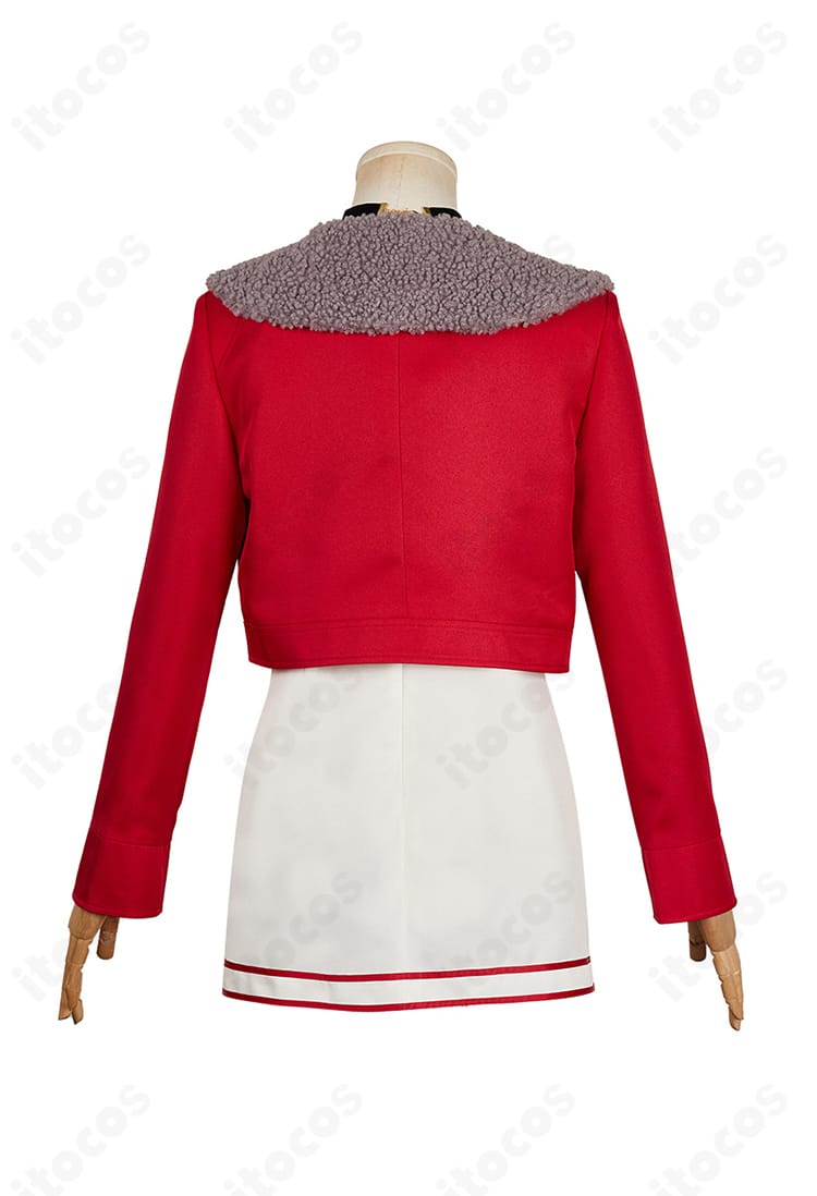 ダンダダン 綾瀬桃 コスプレ衣装 背面。バックスタイルのラインとディテール配置