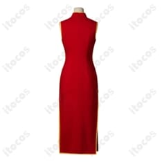 銀魂 神楽 ノースリーブチャイナドレス コスプレ｜高再現で動きやすい、イベント・撮影向け - 3枚目の画像（サムネイル）