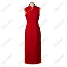 銀魂 神楽 ノースリーブチャイナドレス コスプレ｜高再現で動きやすい、イベント・撮影向け - 1枚目の画像（サムネイル）