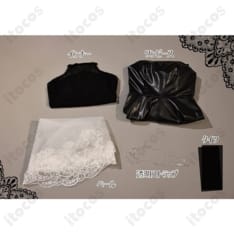 SAKAMOTO DAYS 大佛（おさらぎ）黒ドレス＋ベール 高再現で撮影映え、イベントにも最適 - 5枚目の画像（サムネイル）