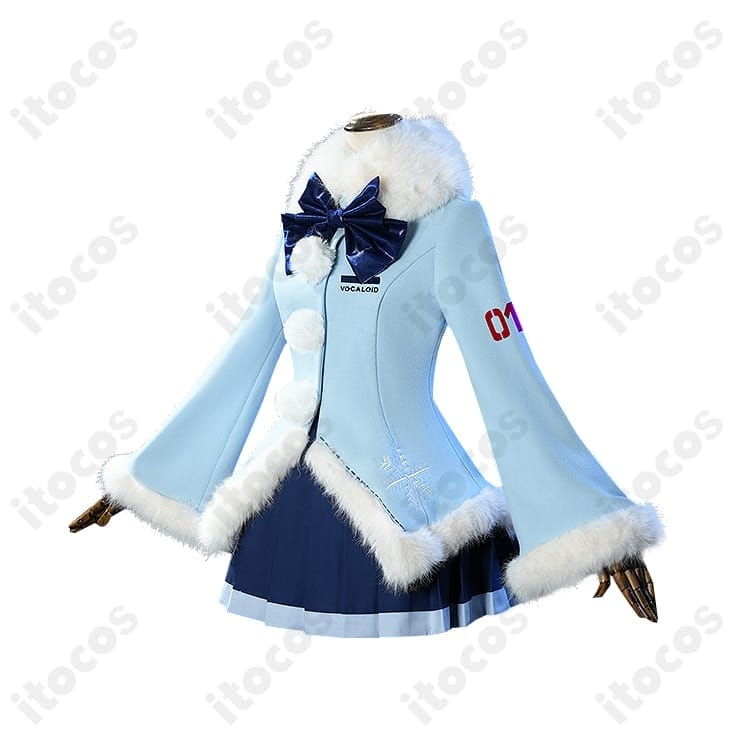 雪ミク2012年 ふわふわコート衣装｜高再現＆ふわもこ質感で冬撮影に最適 - 3枚目の画像