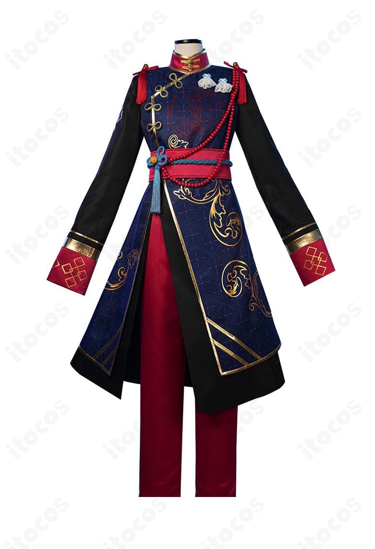 スイートハロウィン衣装の正面全体像。ベストとインナー、胸・腰飾りの配置と発色を確認できる。