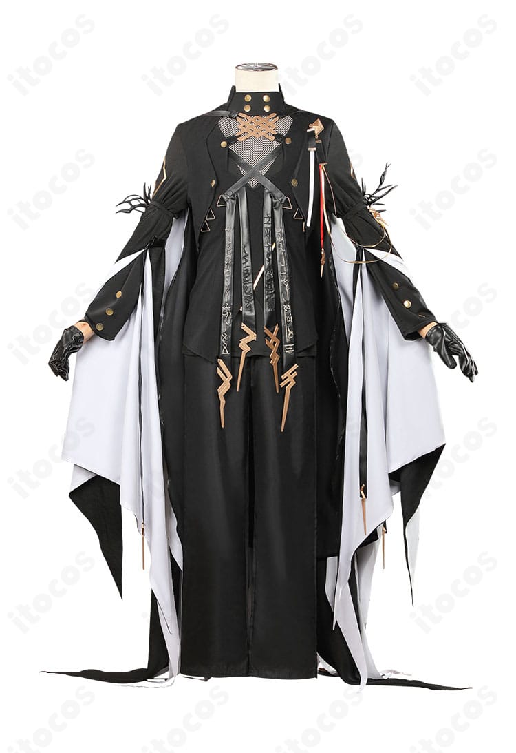 ロゴス バンシー王政コスプレ衣装の正面図。ロングコートと装飾の配置が分かるカット