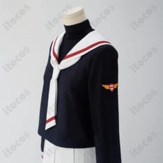 カードキャプターさくら 友枝小学校 冬制服 高再現刺繍で清楚に映えるコスプレ衣装 - 3枚目の画像（サムネイル）