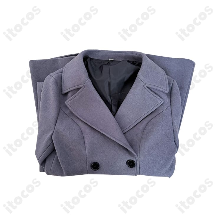 ノラガミ 壱岐ひより 冬服コート＋マフラー 高再現で暖かく、撮影・イベントに最適 - 5枚目の画像