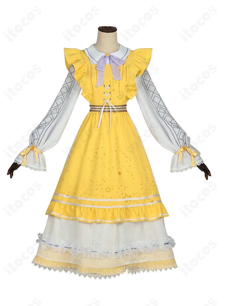 第五人格 アニー・レスター『かすかな光』コスプレ衣装の正面全体。リアルなデザインと素材感が分かる。