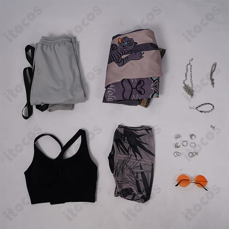 ホロライブ 虎金妃笑虎 DEV_IS FLOW GLOW初期衣装｜高再現と快適設計でイベント・撮影に最適 - 8枚目の画像