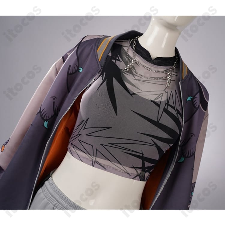 ホロライブ 虎金妃笑虎 DEV_IS FLOW GLOW初期衣装｜高再現と快適設計でイベント・撮影に最適 - 6枚目の画像