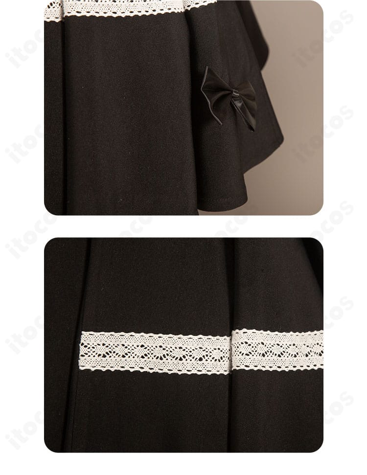 スカート装飾：裾まわりの装飾ディテールとラインの見え方