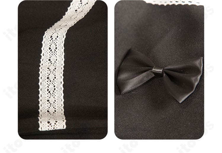 スカート裾装飾：裾ラインの意匠とステッチの見え方