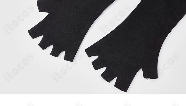 手袋周辺の装飾ディテール例。コーデ連動の質感表現により近接撮影に映えるFate/EXTRA Recordイメージ。