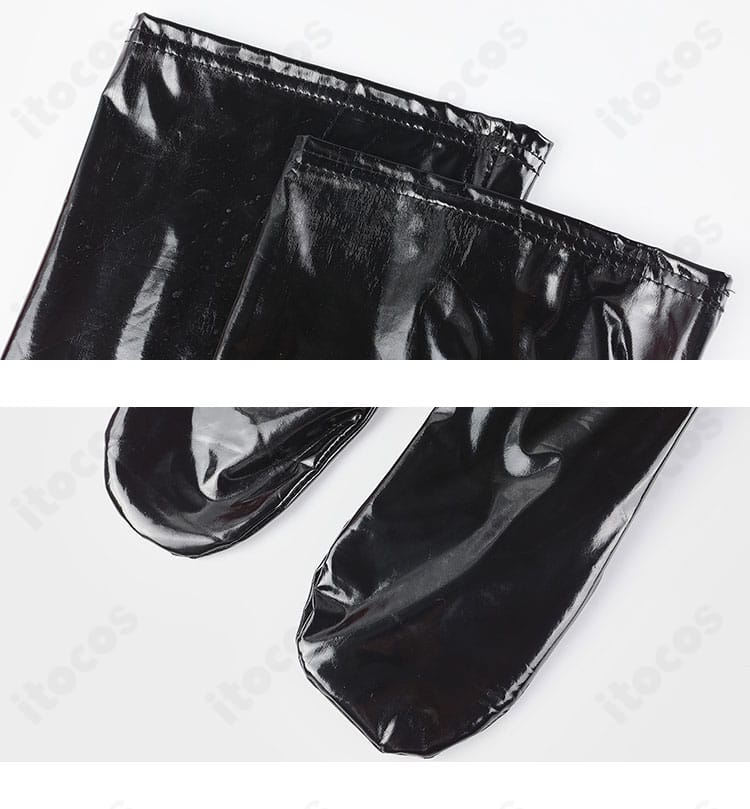 対応ブーツの装飾イメージ。衣装と色調を合わせたコーデ例としての靴ディテールを示す参考カット。