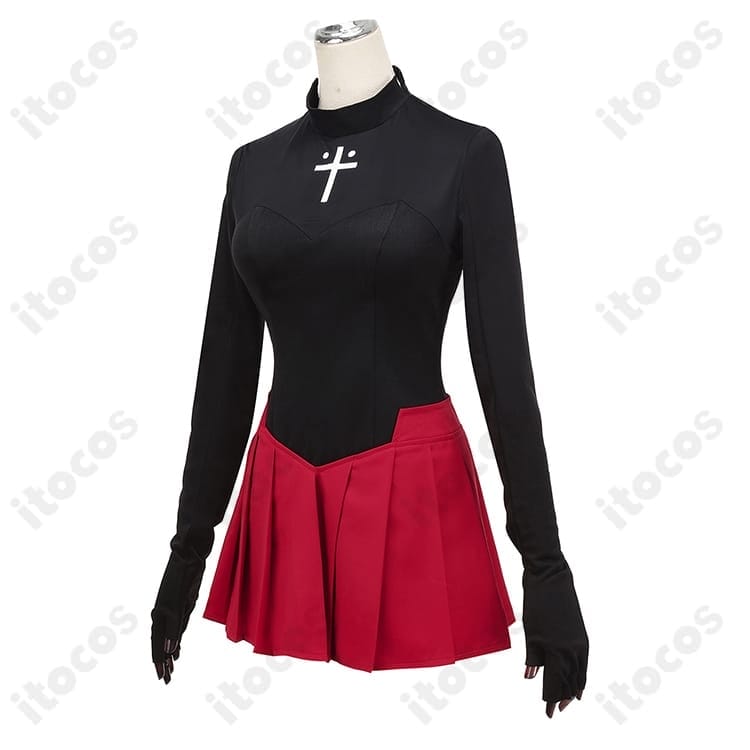 遠坂凛 Fate/EXTRA Record版 学園制服コスプレ 高再現・快適設計で撮影に最適 - 2枚目の画像