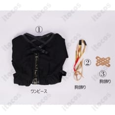 アークナイツ ロゴス コスプレ衣装 高再現の刺繍装飾で撮影映え｜セット付・S〜XL・送料無料 - 6枚目の画像（サムネイル）