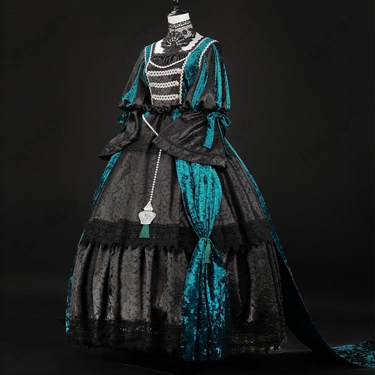 黒執事 シエル・ファントムハイヴ 緑の魔女編ドレス｜高再現×華やかシルエットで撮影に最適 - 2枚目の画像