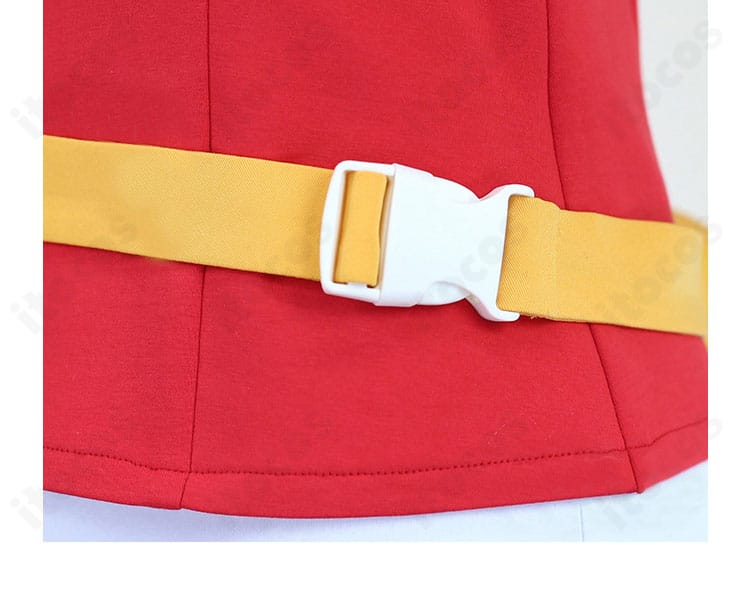 ハルカ衣装のショートレギンスとリボン意匠｜脚元のデザインポイントを強調