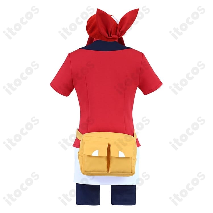 ハルカ（ポケモン エメラルド）コスプレ衣装｜エメラルド版を忠実再現、動きやすくイベント向け - 2枚目の画像