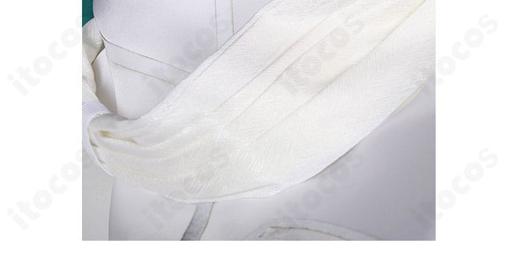 衣装のアクセント部分ディテール、リボンとトリムの意匠を捉えた画像