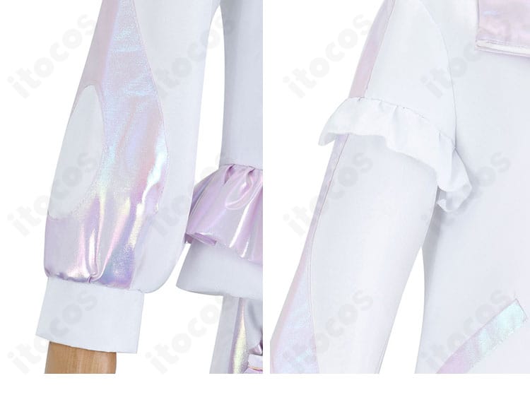 轟はじめ コスプレ衣装の袖アップ。カフス装飾とトリムの意匠を捉えた写真