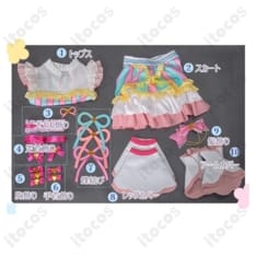 プリパラ 真中らぁら アイドル衣装 高再現コスプレセット 撮影映え・イベント向け - 5枚目の画像（サムネイル）