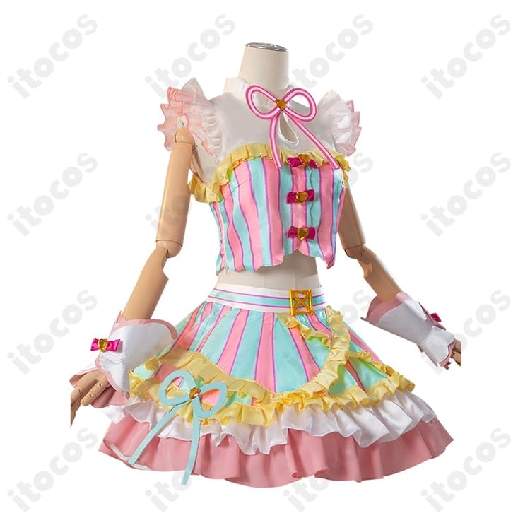 プリパラ 真中らぁら アイドル衣装 高再現コスプレセット 撮影映え・イベント向け - 3枚目の画像