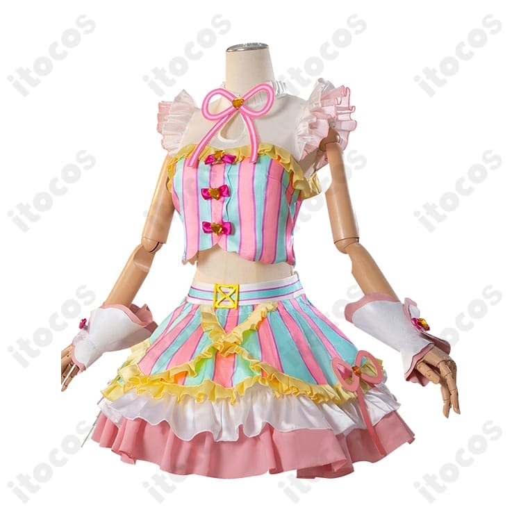 プリパラ 真中らぁら アイドル衣装 高再現コスプレセット 撮影映え・イベント向け - 2枚目の画像