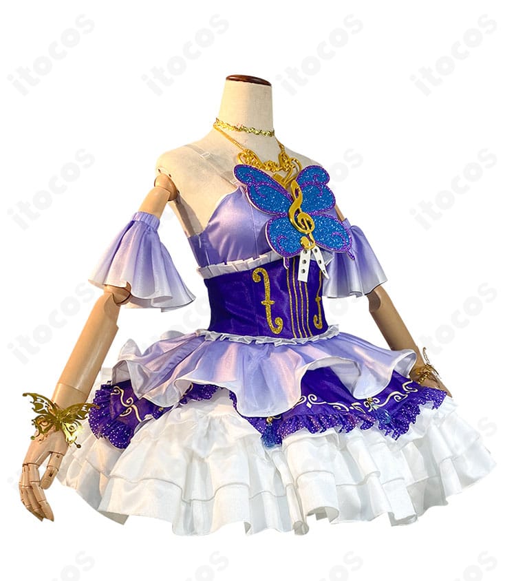 プリパラ じゅのん コスプレ衣装 神アイドル編の右側面ディテール