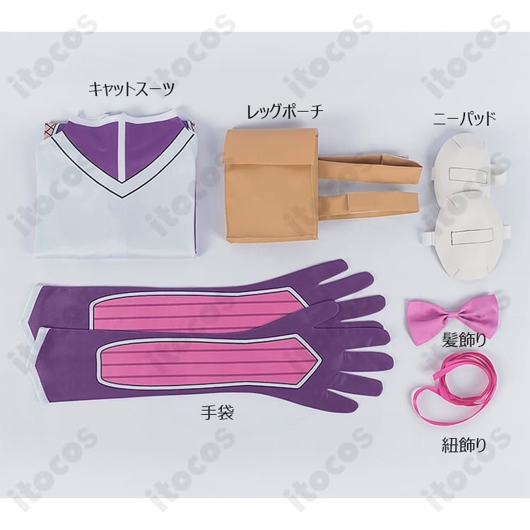 ニートくノ一 百地彩夢 常服コスプレ衣装｜高再現シルエットでイベント・撮影に最適 - 4枚目の画像