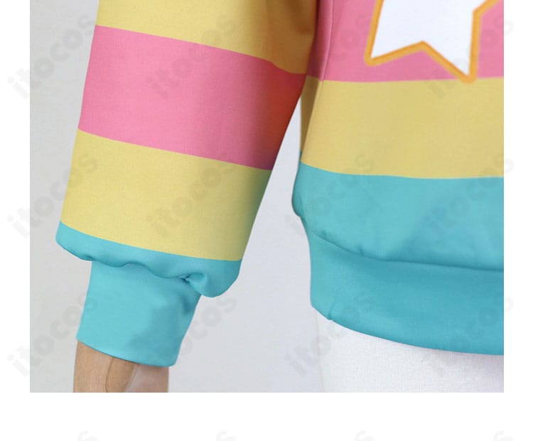 フェン・ミン 実況配信バージョンの袖装飾ディテール。刺繍表現とライン配置の精密さを強調。