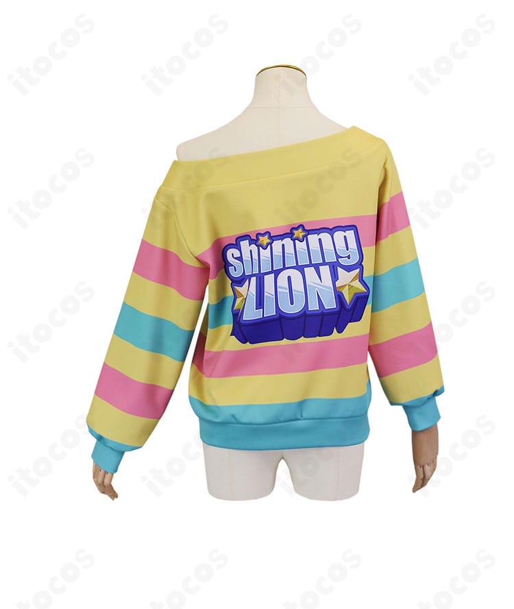 Dead by Daylight フェン・ミン 実況配信バージョンのコスプレ衣装 背面。装飾配置と縫製ラインを詳細に表示。