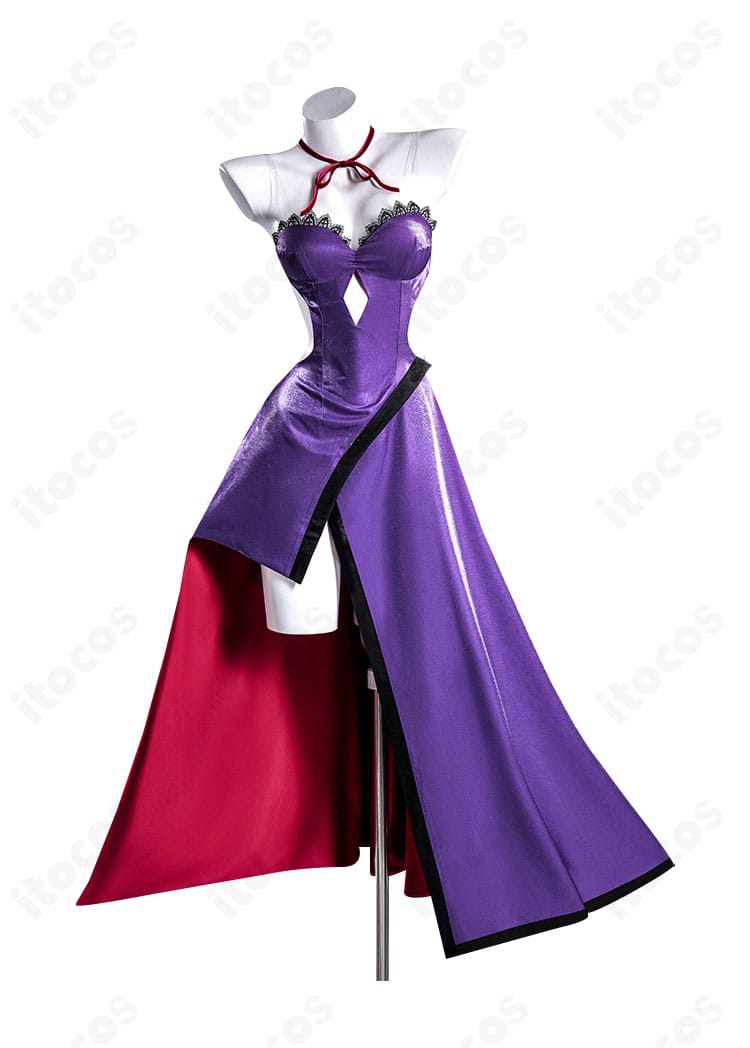 ジャンヌ・ダルク〔オルタ〕コスプレの正面全景。胸元装飾とドレスラインが際立つ高再現デザイン。通販向け商品写真。