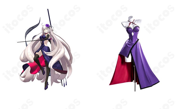 ジャンヌ・ダルク〔オルタ〕総身霊衣「ヴィヨレットヴァンジェール」コスプレ一式。キャラクター再現度の高いゴシックドレス全身イメージ。Fate/Grand Order Arcade衣装。