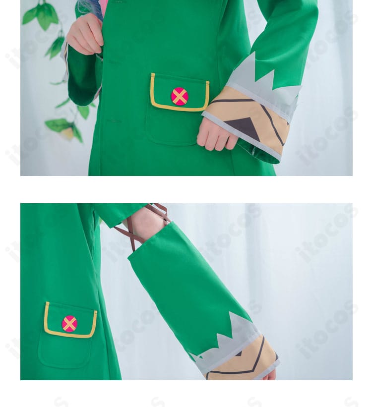 四糸乃 コスプレ衣装の袖口・ポケット装飾ディテール。カフスとポケット周りの再現性を提示。