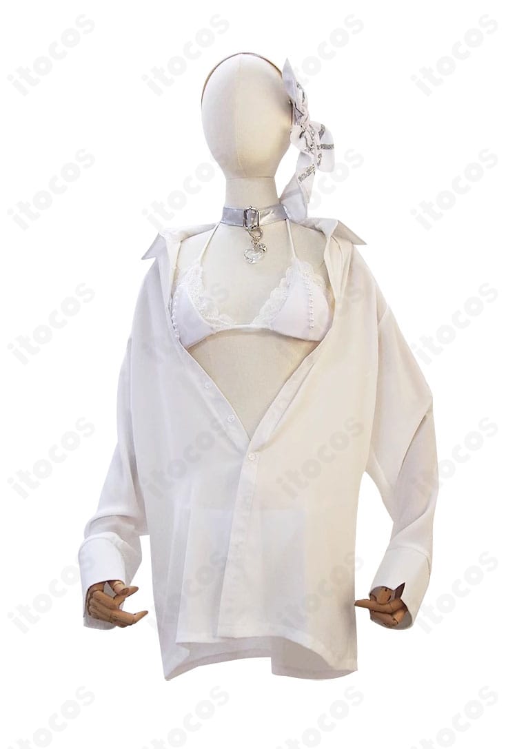 バイパー水着コスプレ衣装の正面ディテール。高発色生地と輪郭のカッティングが確認できる商品画像