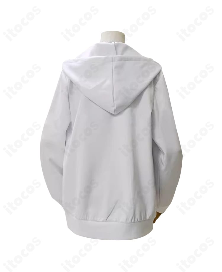 水着コスプレ衣装の背面ビュー。背中のカッティングとディテールまで作り込まれた再現デザイン。