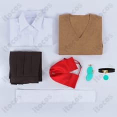 ダンダダン 綾瀬桃 制服 コスプレ衣装。軽やかで動きやすい高再現セット - 7枚目の画像（サムネイル）