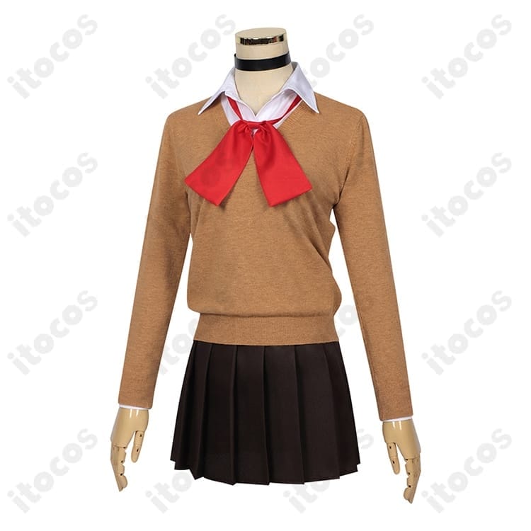 ダンダダン 綾瀬桃 制服 コスプレ衣装。軽やかで動きやすい高再現セット - 2枚目の画像