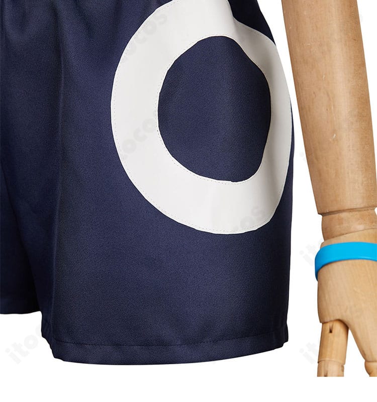 パンツ脚部ディテール：ナミファンの少女コスプレ衣装の裾・脚周りの装飾