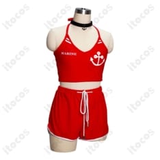 宝鐘マリン 3周年記念水着 コスプレ衣装｜高再現で撮影映え、XS〜XXL・送料無料 - 2枚目の画像（サムネイル）