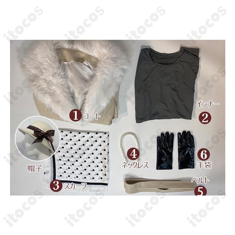 第五人格 エブリン・モレー『レディ・ファウロ』高再現コスプレ衣装｜エレガントで撮影映え - 6枚目の画像