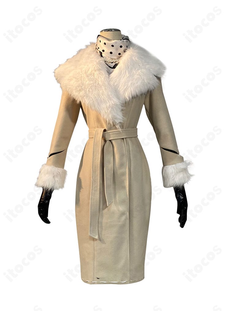 第五人格 レディ・ファウロ コスプレ衣装の正面全身カット（コートとインナーのシルエット）