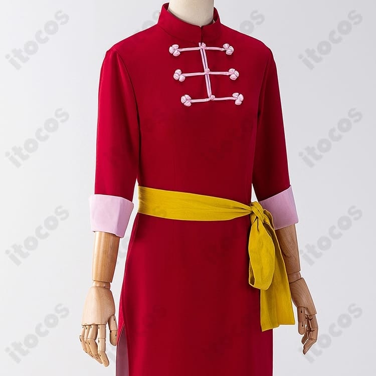 銀魂 神楽 烙陽決戦篇 チャイナドレス衣装 高再現で撮影映え、イベントにも最適 - 4枚目の画像