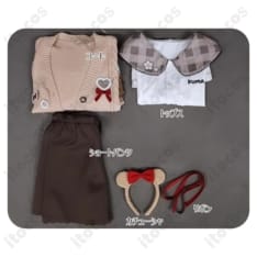 プロジェクトセカイ 草薙寧々 カフェモカ・ベア ルームウェア 高再現仕様で長時間コスに最適 - 4枚目の画像（サムネイル）