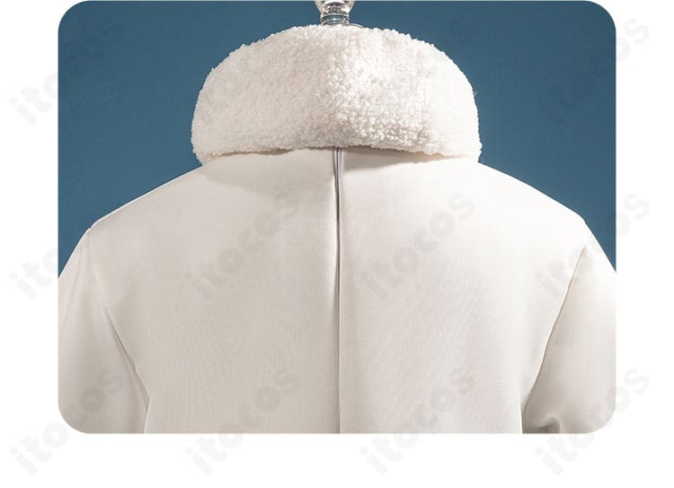 木之本桜 コスプレ衣装の背面装飾アップ。背面の縁取りと装飾ラインの作り込みが見える。