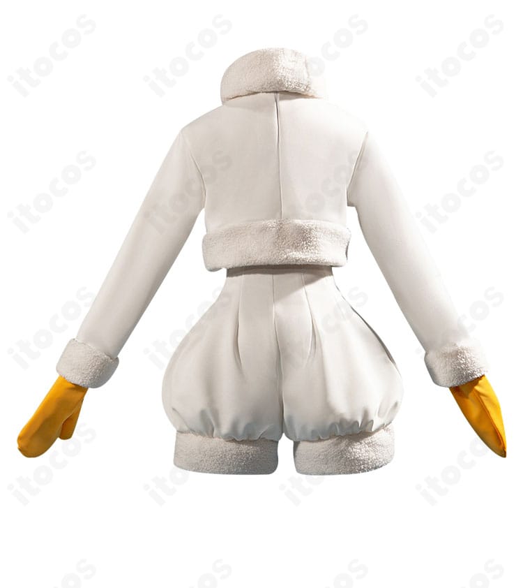 木之本桜 コスプレ衣装の背面ディテール。背中の装飾配置やシルエットを確認できる後ろ姿。