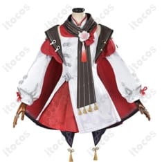 原神 胡桃（フータオ）残雪に咲く紅 コスプレ衣装｜高再現で撮影映え、イベント快適 - 1枚目の画像（サムネイル）