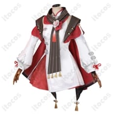 原神 胡桃（フータオ）残雪に咲く紅 コスプレ衣装｜高再現で撮影映え、イベント快適 - 2枚目の画像（サムネイル）