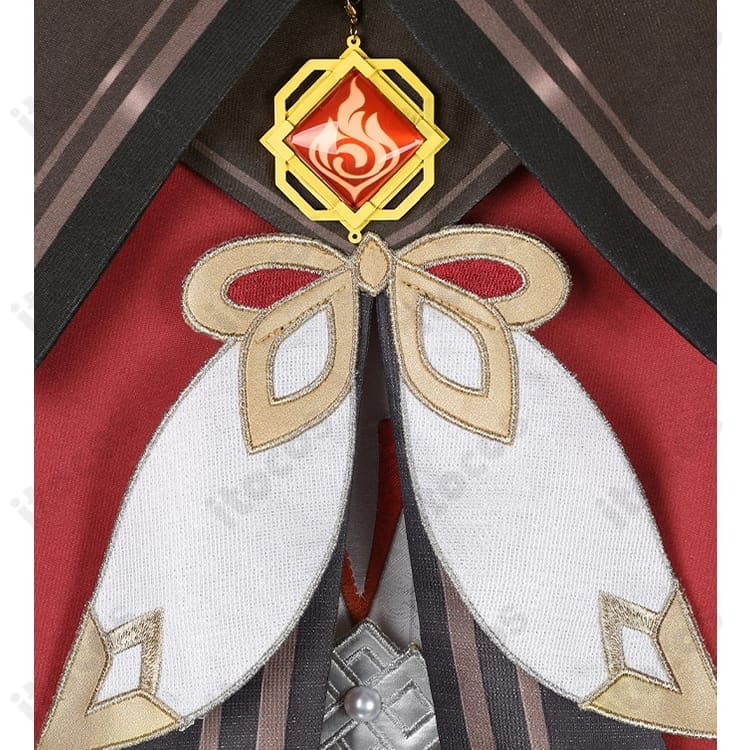 原神 胡桃（フータオ）残雪に咲く紅 コスプレ衣装｜高再現で撮影映え、イベント快適 - 4枚目の画像